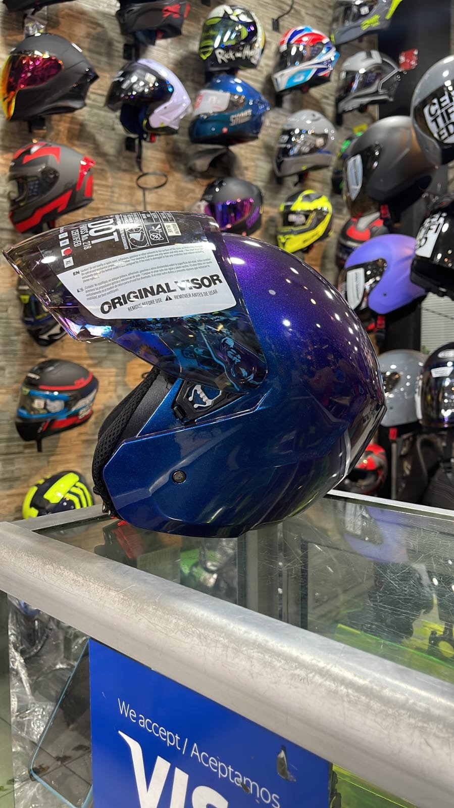 Casco deportivo