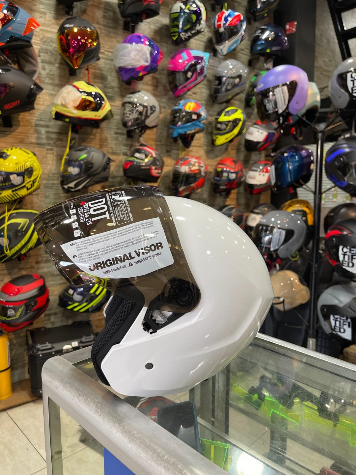 Motociclista deportivo